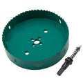 DZ 160mm BI-Metal Heavy Duty Hole Saw Cutter Multi-Use Drill Bits for Cutting Metal Wood Cornhole Boards Plastic Drywall