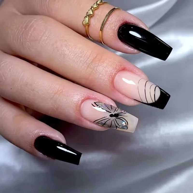 2024 New Arrival False Press on Nails Artificial Fingernails With Packaging Box Press on Nails Nail Tips