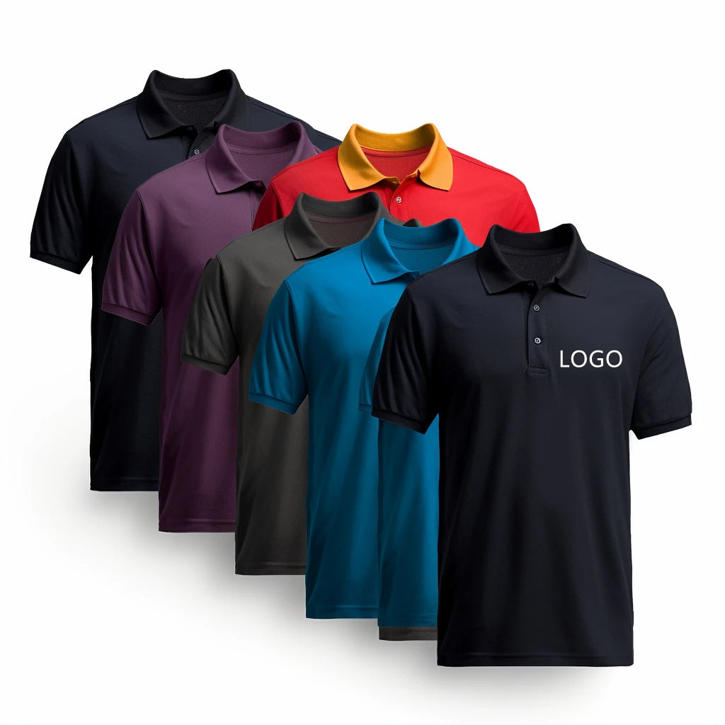 Customized Leisure Business Polo Shirt Logo Summer Short Sleeve T-Shirt Personalized Design Golf Occasions Fabric Material Short