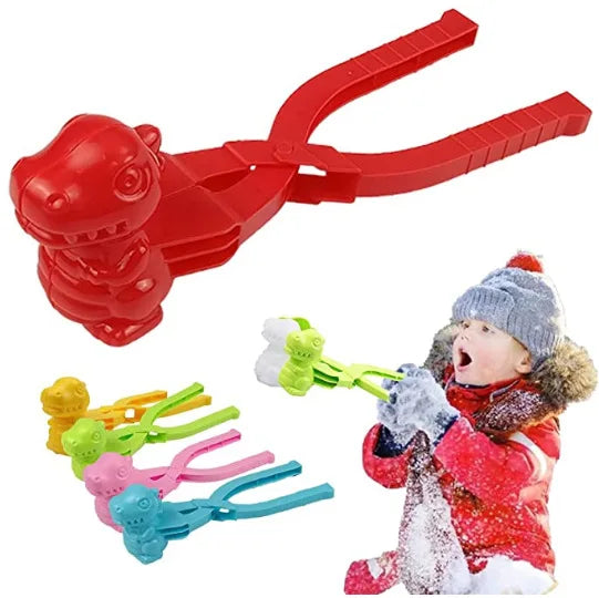 Snow Maker Ball Winter Toys Outdoor Kids Clip Duck for Toy Tool Sand Play Children Game Fights Mold Clips and Adults 4 Snowball