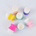 Mini Size Portable Face Skin Care Wash Cleaning Massage Tool Soft Hair Silicone Facial Cleansing Brush