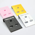 Wholesale Purchase Display Card Custom Jewelry Foil Matte Embossed PVC Earrings Card Logo Paper Printed Packing Jewelry Card