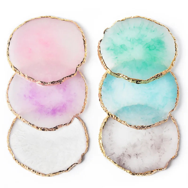 Resin Storage Painted Palette Tray Palette Gel Polish Pallet Mixing Drawing Paint Plate Pad Manicure Nail Art Display Shelf