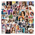 50Pcs Singer Lana Del Rey Personalized Graffiti Stickers for Girl Laptop Bottle Phone Waterproof Custom Label