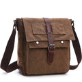 Unisex Lightweight Vintage Style Crossbody Fashionable Durable Casual Travel Bag Canvas Messenger Bag