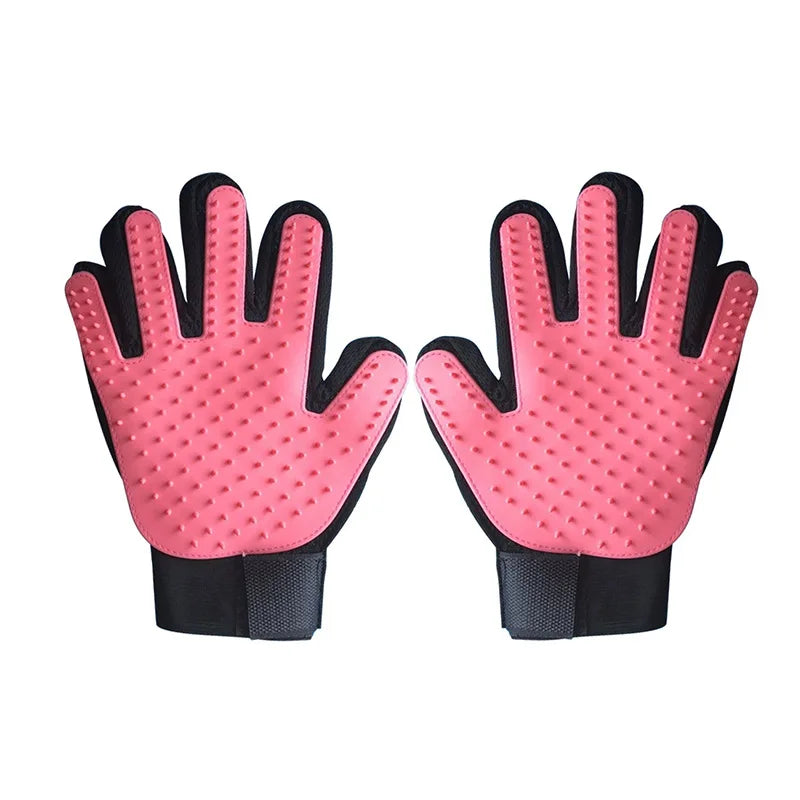 Cheap Price Eco-Friendly Grooming Tools Shedding Brush Glove for Dogs Cats Pet Hair Cleaning Gentle Remove Loose Hair Bath