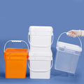 Wholesale Square Plastic Bucket Pail with Seal Lid and Handle Recyclable Feature for Plant Seeds Packing