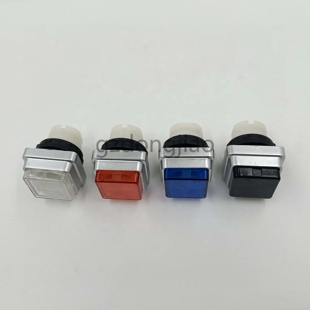 1 Piece Bush Button White Black Red Blue Plastic Switch Button for Heidelberg Printing Machine