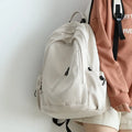 Oxford  backpack for women  solid color simple  versatile travel backpack school student backpack