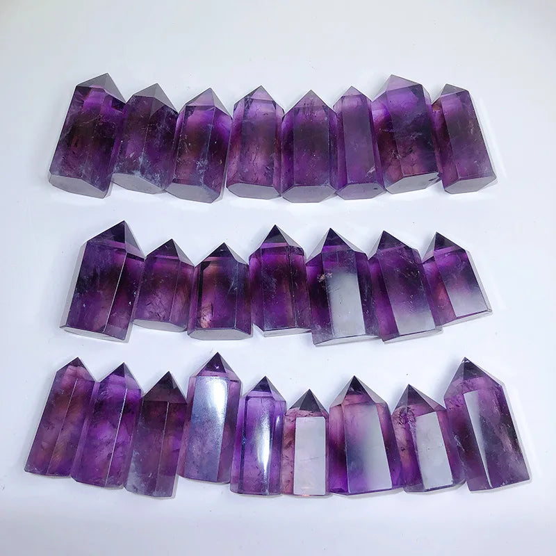 Wholesale Crystal Tower Natural Amethyst Points for Healing