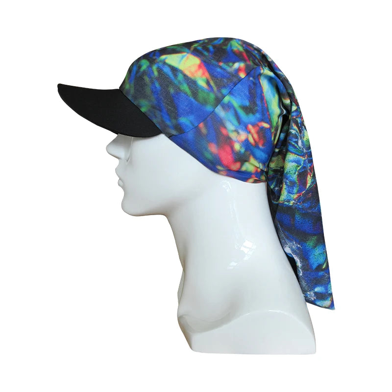 UPF50+ Outdoor Multifunctional Hat Stylish Tube Bandanas with Visor