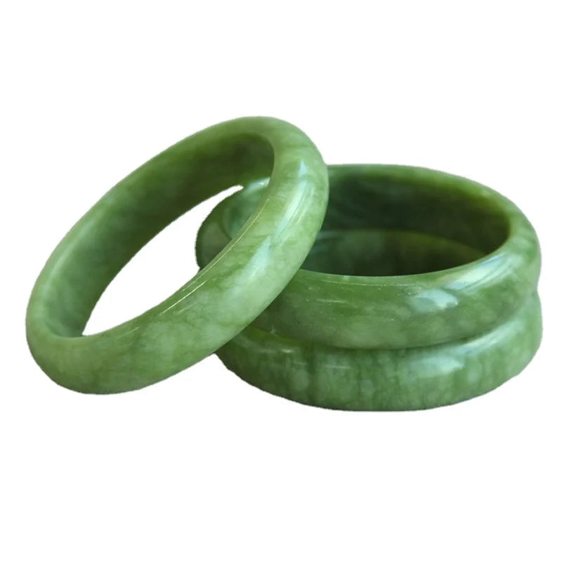 Manufacturers Wholesale Natural  Bracelets 10 Yuan Model Rivers and Lakes Stall Jade Calcite  Jade Wholesale