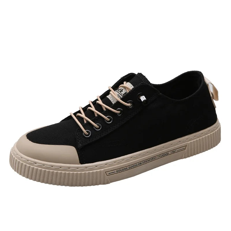 2026 Summer New Canvas Shoes Fashion Breathable Casual Shoes Men's Shoes