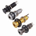 Wholesale Barrel Style 1/4" Output Endpin Guitar Jack with Strap Button for Music Instruments Parts