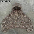 Custom Over Digital  Hunting Camo Hoodie Pullover Men Heavyweight 480gsm 500gsm All Over DTG Leopard Printed Boxy Hoodie Men