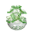 Crystal Four Leaf Clover Home Table Decoration Ornaments  for Souvenir Crystal Crafts