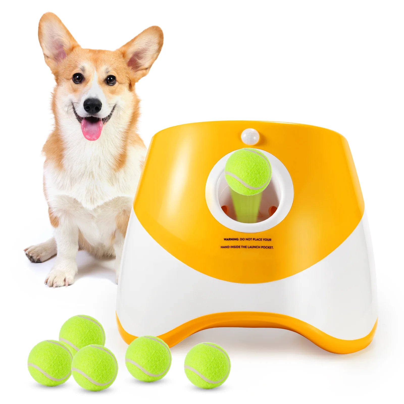 Dropshipping Dog Ball Throwing Machine Toy Pet Training Throw Pole Automatic Dog Ball Launcher Dispenser for Treats