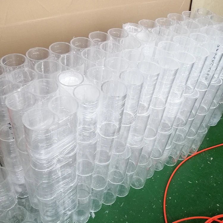 High Transparency Clear PMMA Plastic Transparent Acrylic Cylinder Tube Manufacturer