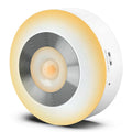 Voice Activated & Motion Sensor LED Night Light-ABS Material 3000K Warm White Type-C Power-Minimalist Bedroom Design 2023