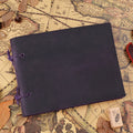 Retro Travel Notebook Teacher Gift Handmade Diary School Office Portable Sketchbook Customized Genuine Leather Journal