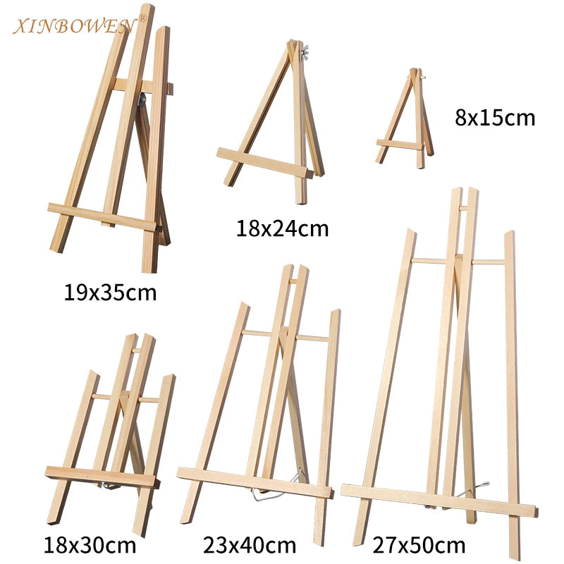 Xin Bowen Pine Wood Desktop Easels Stand Sketch Sketching Mini Oil Painting Frame Wooden Artist Easel for Children
