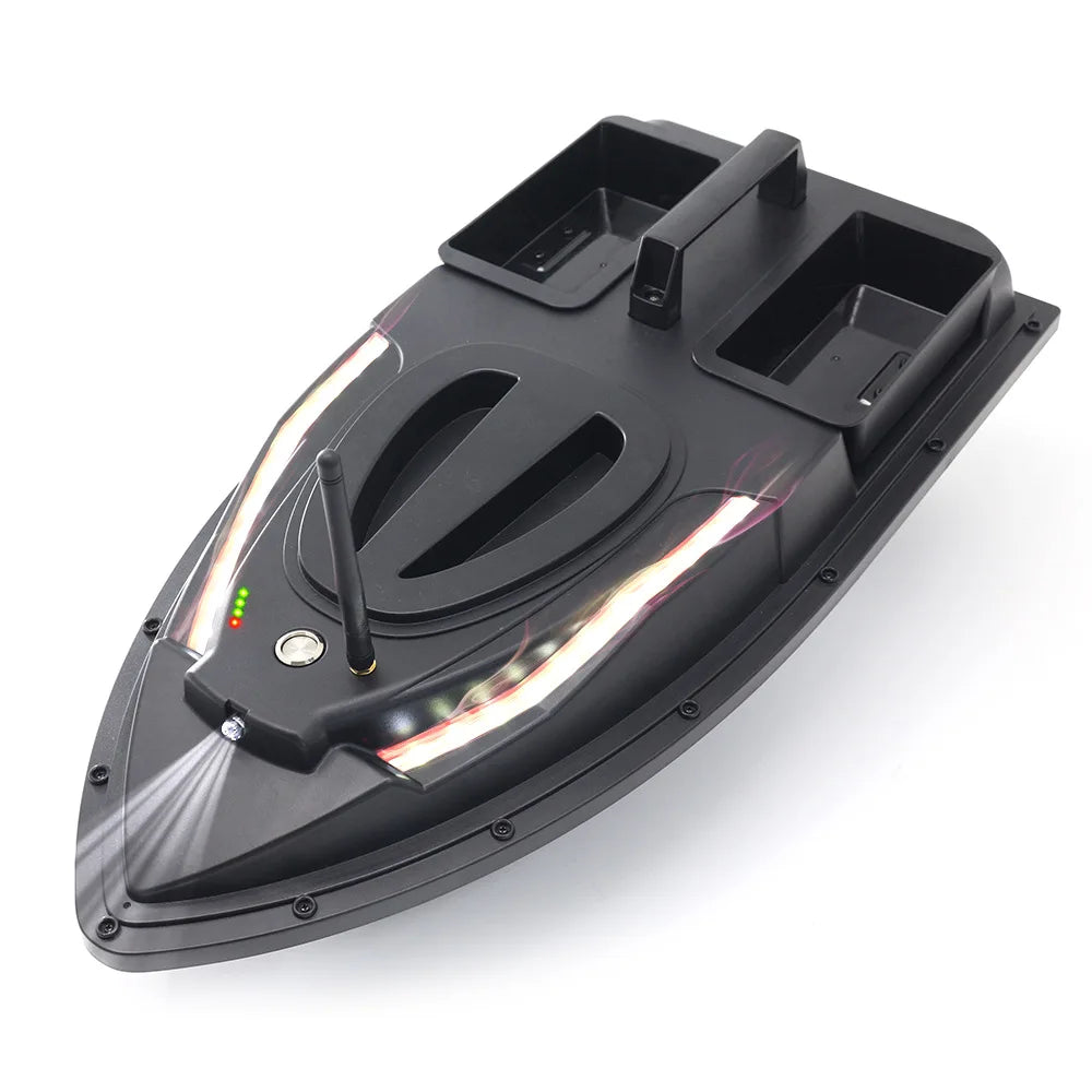 5200mAH 12000mAH Upgrade 2023 Fishing Rc Bait Boat Auto Driving Back 3 Hoppers Saltwater Rc Bait Boat Carp Bait Boat