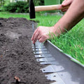 JNZ Modern Design Metal Landscape Spikes High-Density Garden Edging for Home Hotels Good Artificial Grass Metal Edging