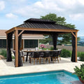 Professional Outdoor Waterproof 10x 30 Gazebo-couvertures 3 4m De Acero Gazebo with Great Price