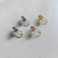 U Clip Earless Crystal Fashion Round Accessory Ball Pendant Wire Winding Jewelry Making Components