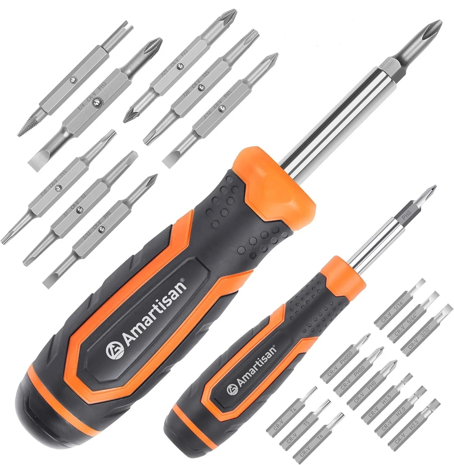 34pc DIY Grade Ratchet Screwdriver Set Cross Flat Hexagon Bit Hand Tool Socket Customizable OEM
