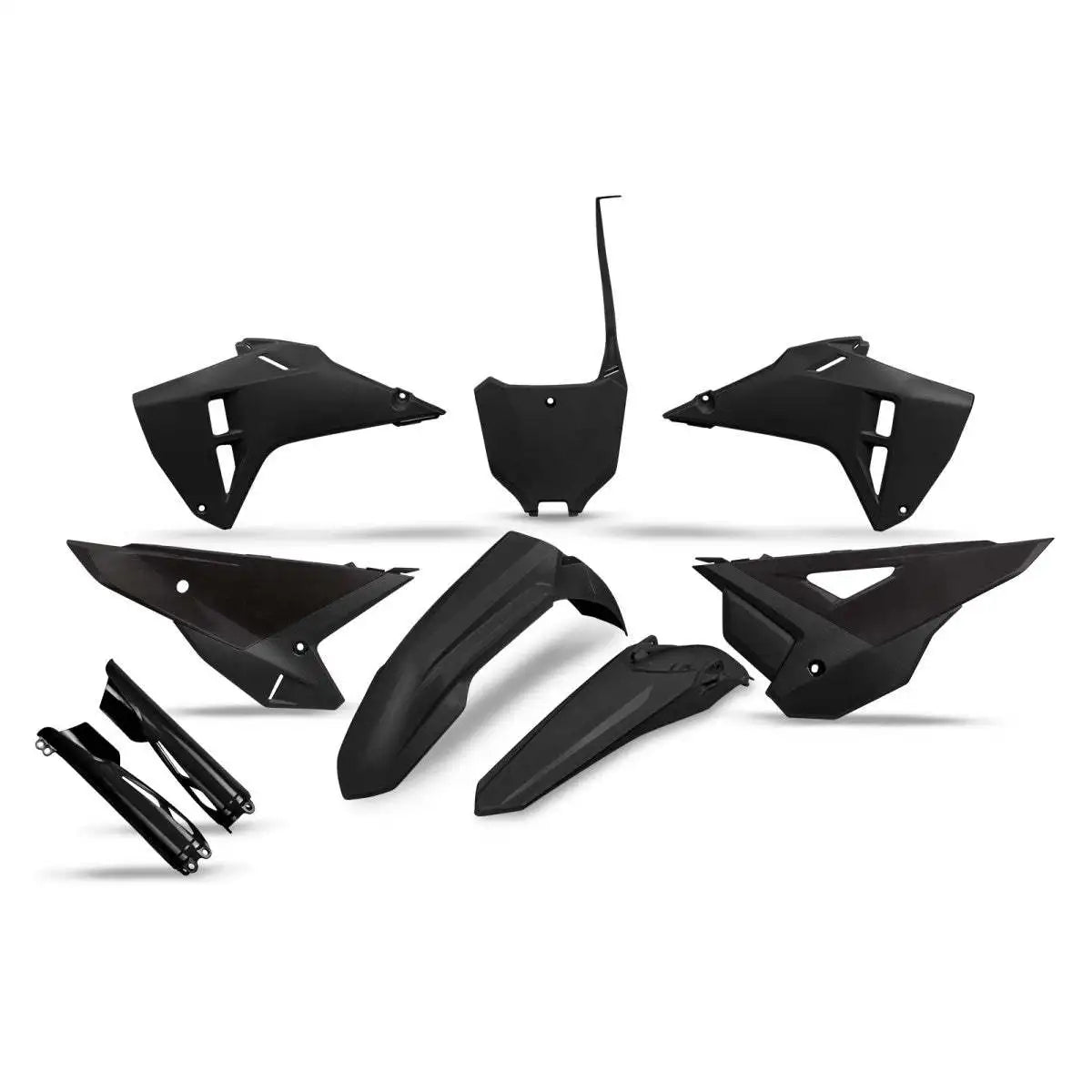 2021-2024 for CRF 450RX Restyling Full Plastic Kit in Black Soccer Wear XFUN HOKIT128F001-7335
