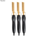 Wanmei Custom Professional Private  Hair Modelling Aluminum  Pressing Electric Hot  Straightener  Comb