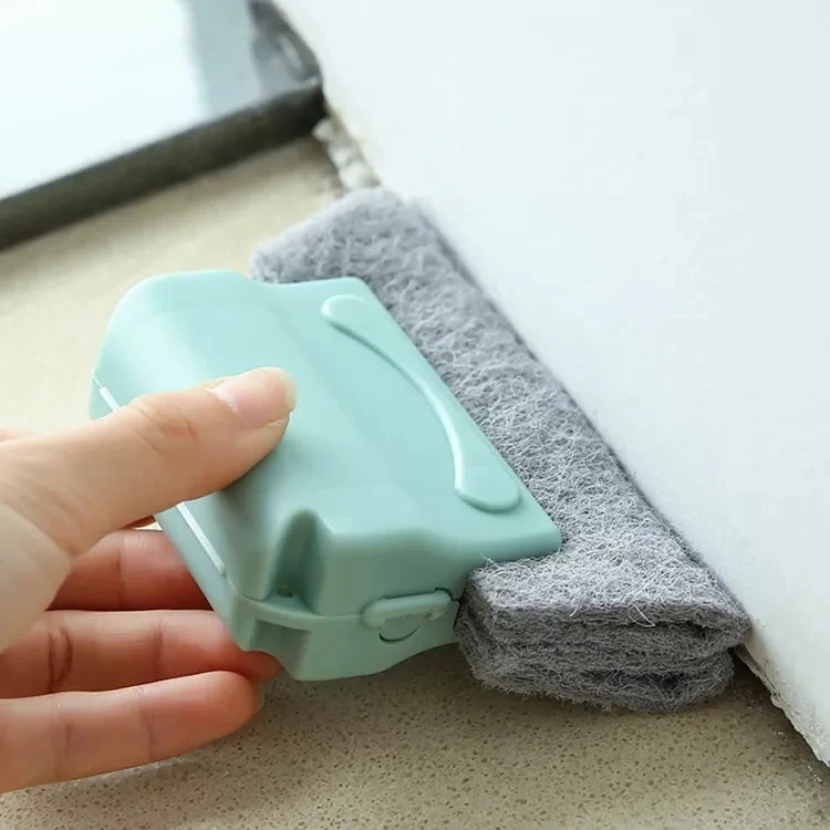Household Groove Cleaner Cleaning Slide Tools Floor Gap Trough Ditch Dust Wiper Brushes Cleaning Window Groove Cleaning Brush