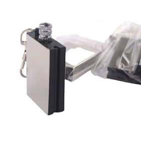 Hot Sell Flint Permanent Kerosene Match One Million Time Rectangular square Survival Matches Lighter Stainless Creative Tools