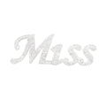 Hot Selling Letter Hot Diamond Image in 2024 MISS Rhinestone Patch DIY Hat and Bag Decoration Letter Patch
