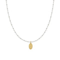 Cunyan Fashion Women's Stainless Steel Letter Pendant Necklace with Gold Plating Collarbone Link Chain Wholesale Jewelry