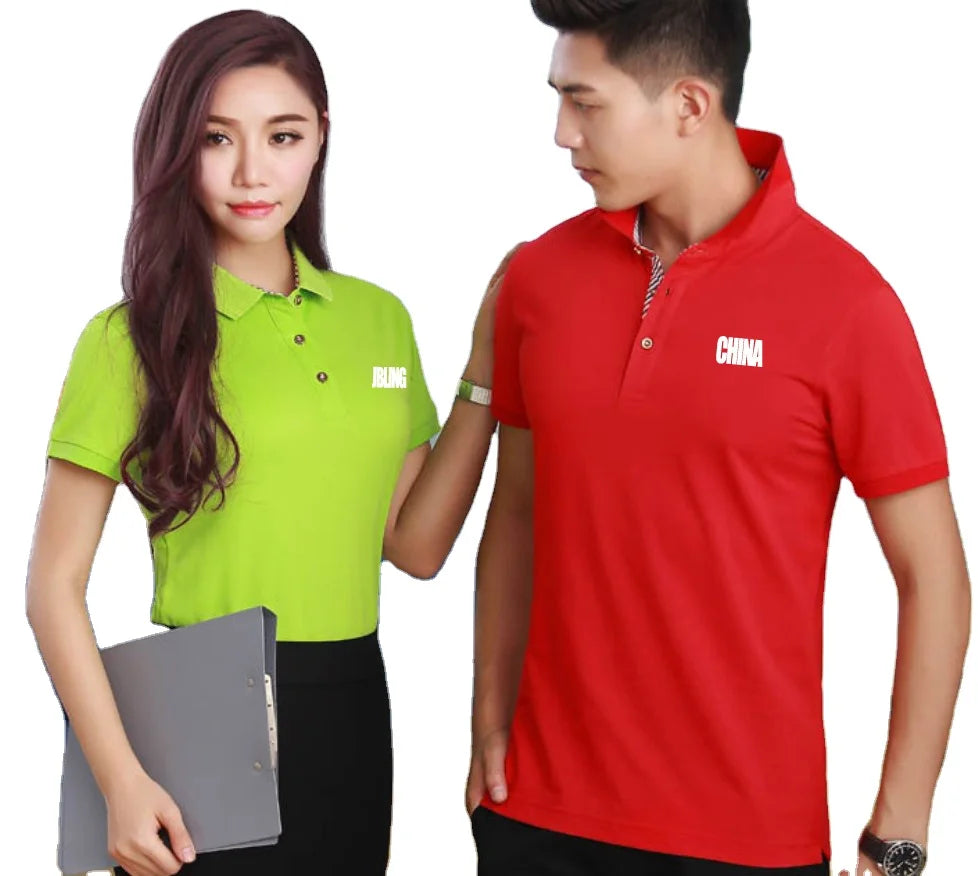 Custom Women's Design Polo Shirts with Embroidery logo