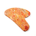 HY Factory direct sale heart natural jade stone mookaite jasper facial gua sha massage scraping tool