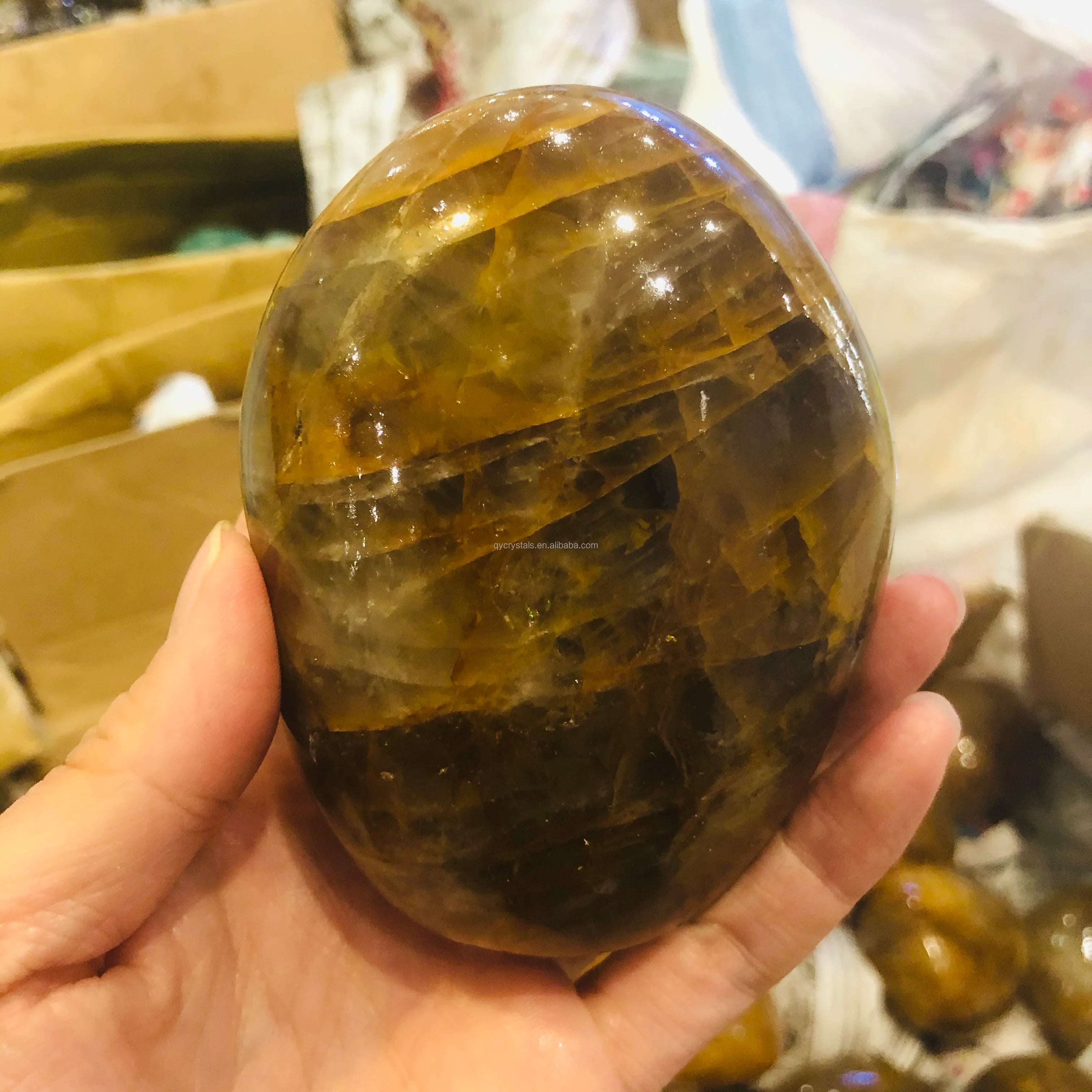 Wholesale Natural Golden Healer Freeform Healing Fengshui Crystal Gemstone for Home Decoration