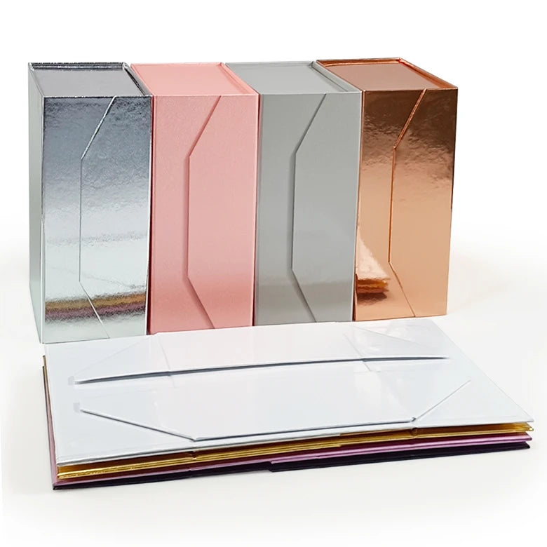 Promotional Oem Rose Gold Shipping Boxes Cheap Personalized Custom Cardboard Gift Boxes with Magnetic Lid