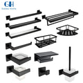GH Luxury Stainless Steel Toilet Bathroom Wall Mounted Accessories Set Modern Eco-friendly Durable Galaxy Home Single Tier Shelf