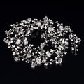 Bridal Hair Jewelry Crown Headpiece Pearl Crystal Leaf Bride Tiaras Wedding Vine Hair Accessories Headdress Headbands