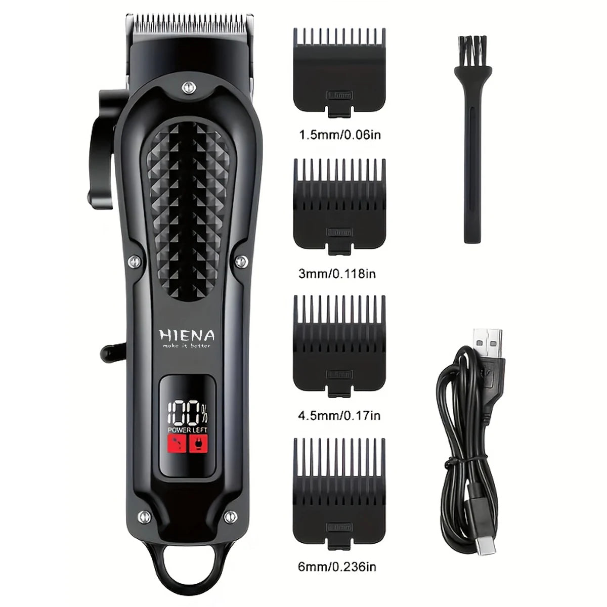 ST5-1008 Men's Professional Rechargeable Hair Cutting Machine Wireless Hair Clippers Trimmers for Home Use