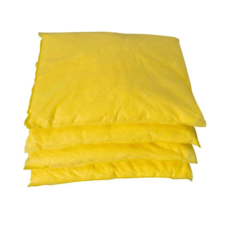 Oilspillpro CHA-PI4050 Yellow Meltblown Chemical Absorbent Hazmat Pillow From Jiangsu for Environment Protection