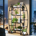 Large Tall Plant Rack Multiple Flower Pots Display Shelves with Plant Grow Lights