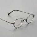 2026 Retro Oval Small Frame Pure Titanium Glasses Anti Blue Light Optical Eyewear for Women