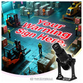 40W 50W 60W High Definition LED logo Projector Static Outdoor Waterproof Meanwell Smps Gobo Light Floor Project Advertising Lamp