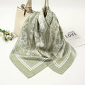 Printed Neckerchief Custom Square Scarf Satin 70*70 cm Silk Hair Headscarf Women Ethnic Handbags Scarf Neckerchief