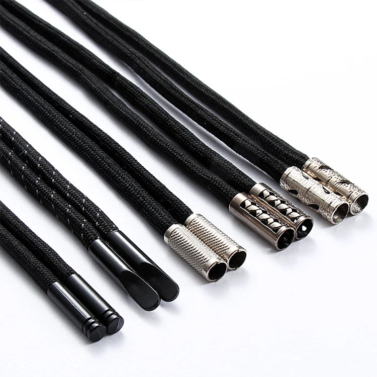 Wholesale New Metal Drawstring Rope for Hoodies Braided and Coated Finish Versatile Use in Clothing Bags Shoes