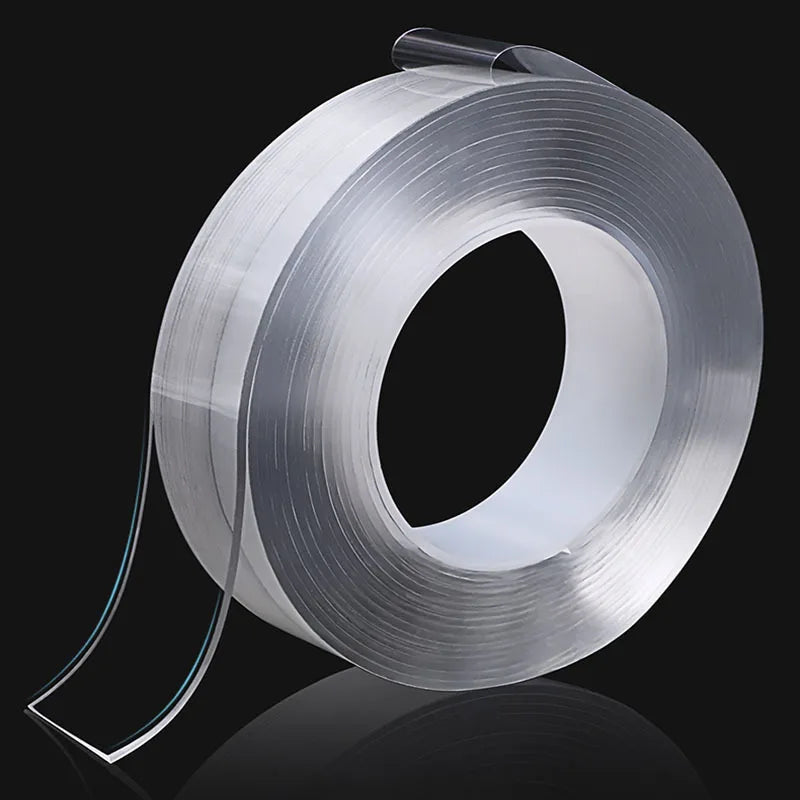 2mm*3mm*5m Strong Transparent Self Adhesive Mounting Washable Reusable Heavy Duty Double Sided Acrylic Tape Masking
